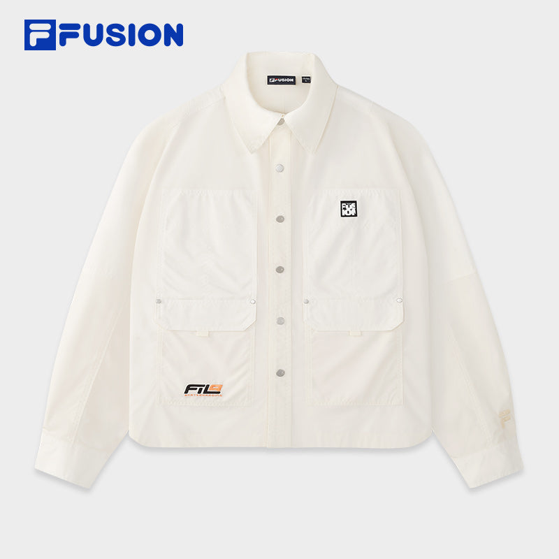 FILA FUSION INLINE WORKWEAR STREET SURFER Men Long Sleeve Shirt (White)