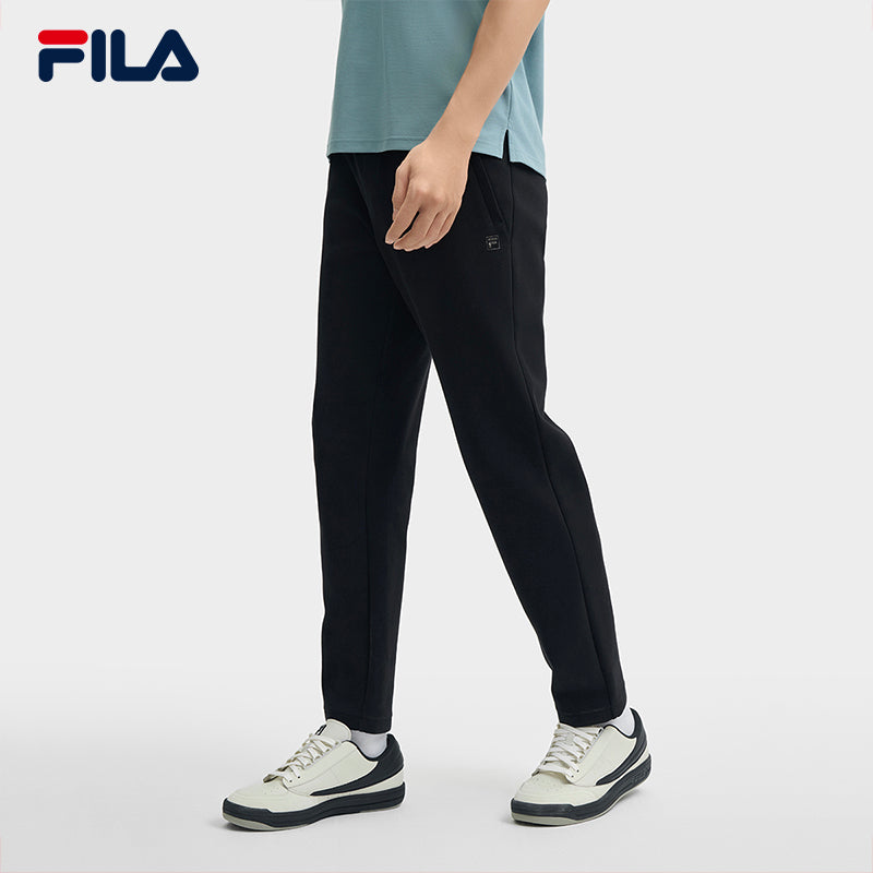 FILA CORE LIFESTYLE WHITE ORTISEI Men Knit Pants (Black)