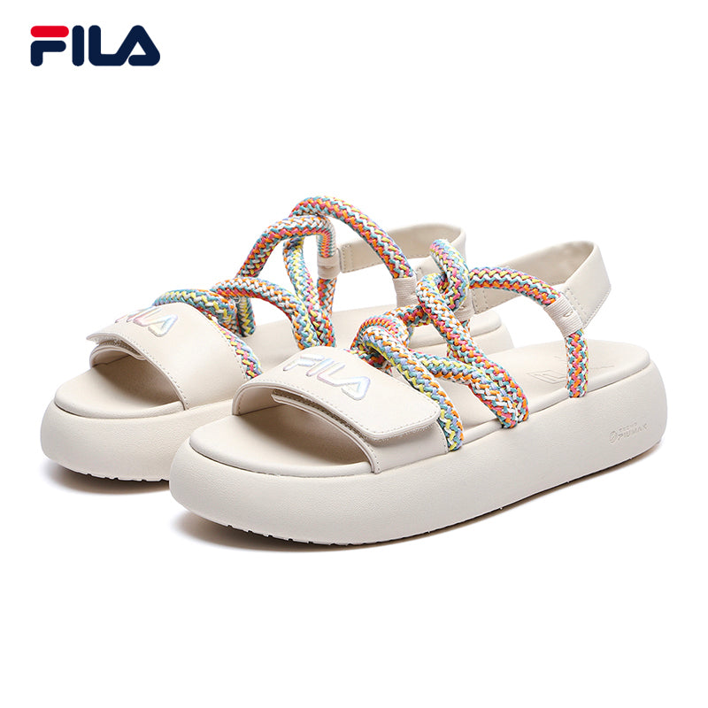 FILA CORE Women s CHURRO FASHION MODERNO Sandals Cream White