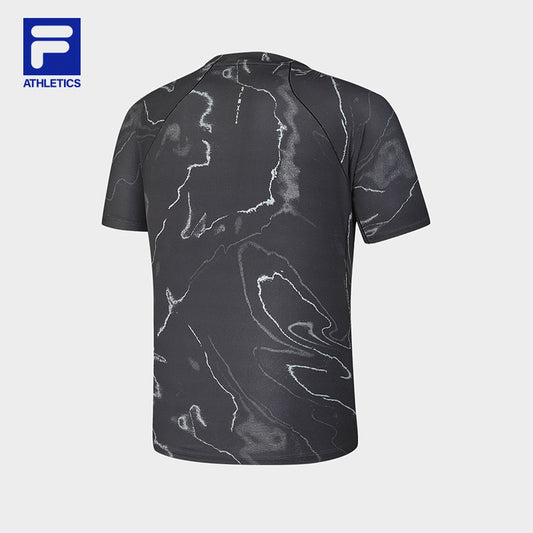 FILA CORE ATHLETICS FITNESS Men Short Sleeves T-Shirt (Full Print)