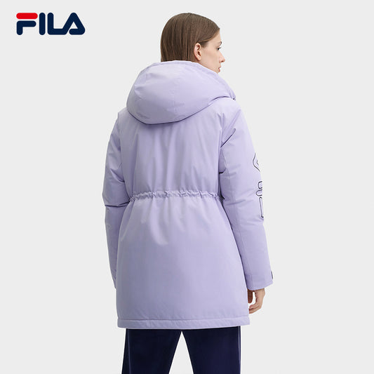 FILA CORE LIFESTYLE FILA ORIGINALE MAGIC LINE Women Mid Length Down Jacket (Purple)