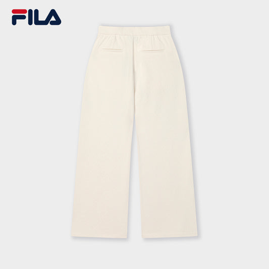 FILA CORE LIFESTYLE WHITE MILAN DESIGN WEEK Women Knit Pants (Ash)