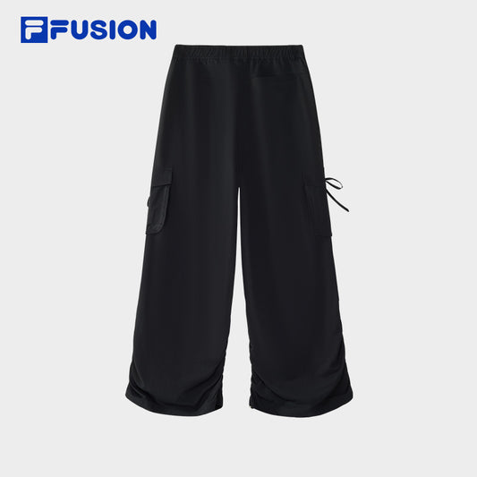 FILA FUSION INLINE FUSION X WORKWEAR SUNBURN GROOVE Women Woven Pants (Black / Light Khaki)