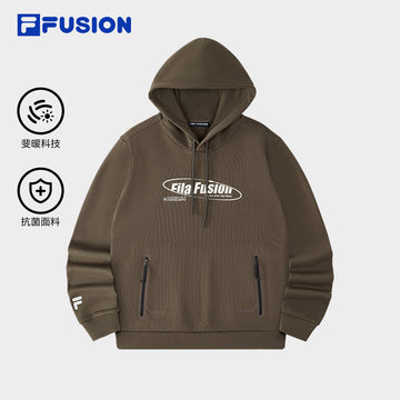 FILA FUSION INLINE URBAN TECH THE ART OF THE CITY NATURE Men Hoodie (Brown / White)