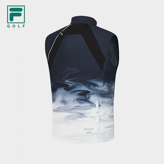 FILA CORE ATHLETICS GOLF (DP WORLD TOUR) Men Woven Vest (Full Print)