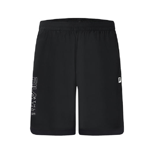 FILA CORE Men's BLACK ATHLETICS FITNESS Woven Shorts in Black