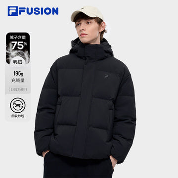 FILA FUSION INLINE FUSION LIFE X FUSIONEER 
FIELD OF CLASSIC Men Down Jacket (Black)