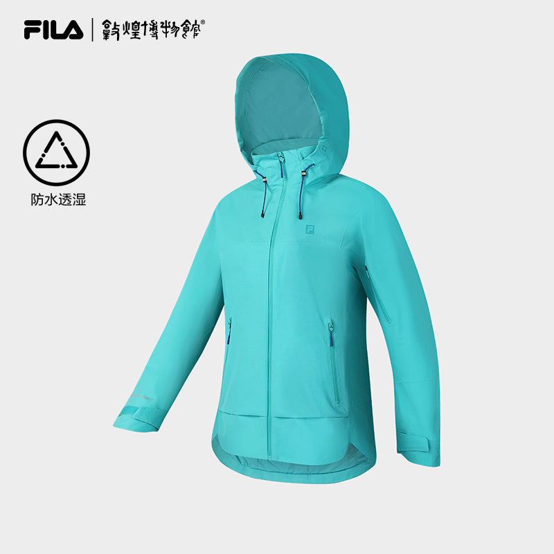 FILA CORE ATHLETICS EXPLORE X DUNHUANG MUSEUM Women Woven Jacket (Turquoise)