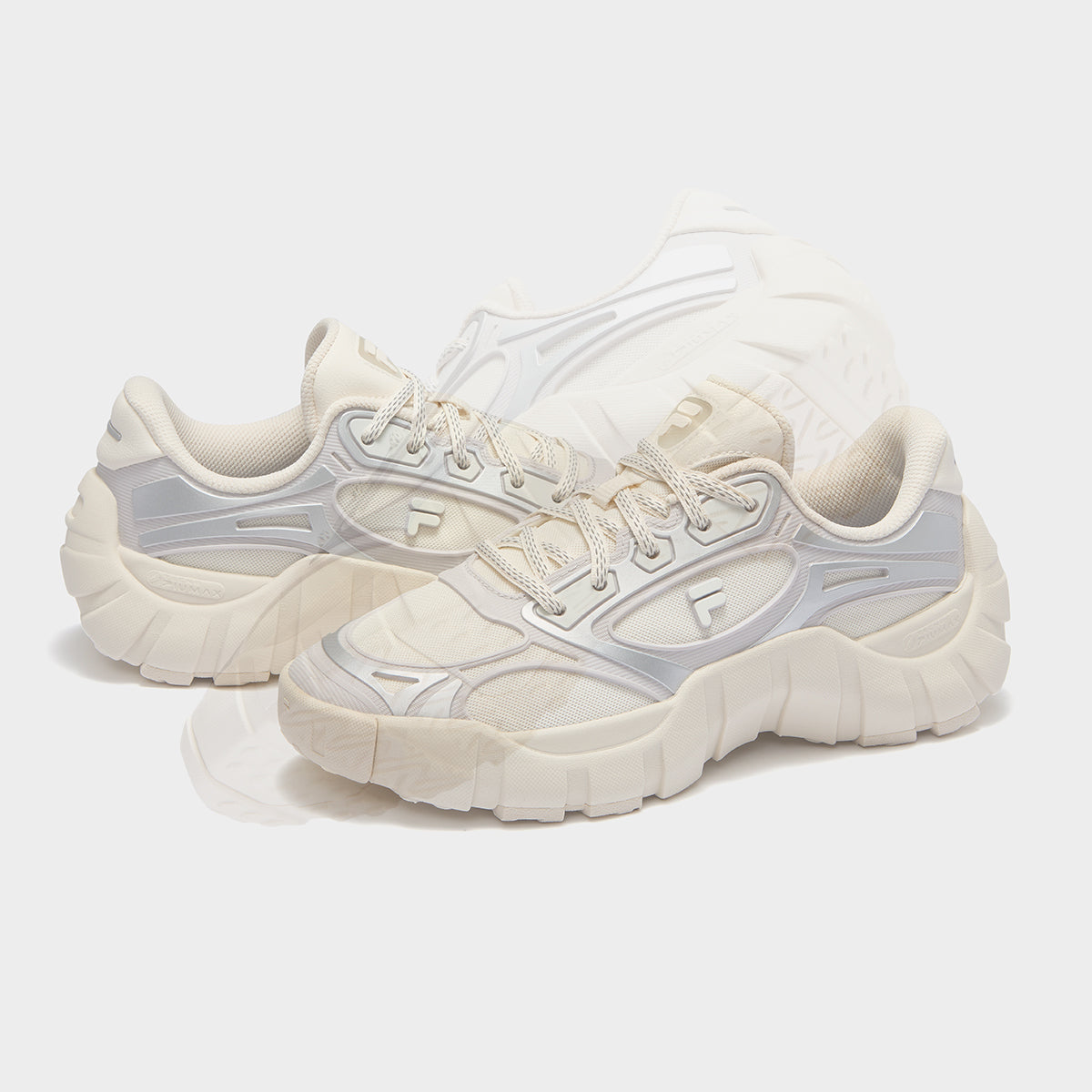 FILA FUSION BONE DX Women Sneakers Off white silver