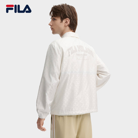 FILA CORE LIFESTYLE MILANO GARDEN OF ARTS Men Long Sleeve Shirt (White)