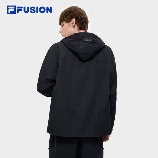 FILA FUSION INLINE FUSION LIFE X FUSIONEER FIELD OF CLASSIC Men Woven Jacket (Black)