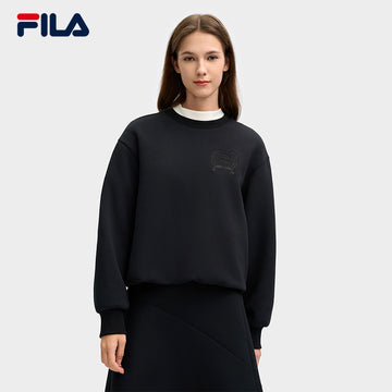 FILA CORE LIFESTYLE MILANO MILANESE SUNSET Women Sweatshirt (Black)