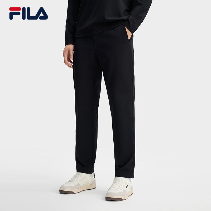 FILA CORE LIFESTYLE BLUE ART BRERA Men Woven Pants (Black / Grey)