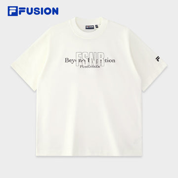 FILA FUSION INLINE FUSION LIFE X FUSIONEER FIELD OF CLASSIC Men Short Sleeves T-Shirt (Ash / White)