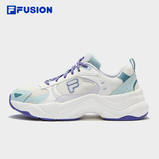 FILA FUSION UNIQUE Women Sneakers (Off white/ White-Light-Blue)