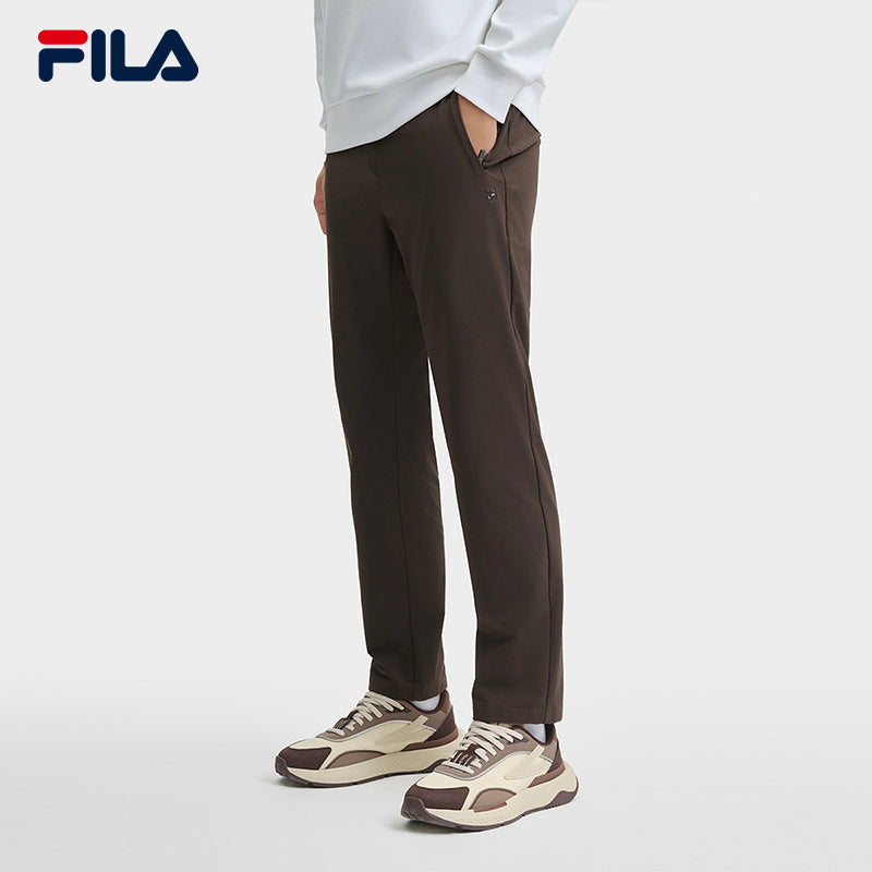 FILA CORE LIFESTYLE WHITE ORTISEI Men Woven Pants (Brown)