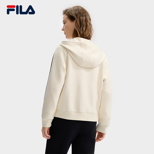 FILA CORE LIFESTYLE WHITE MILAN DESIGN WEEK Women Hooded Jacket (Ash)