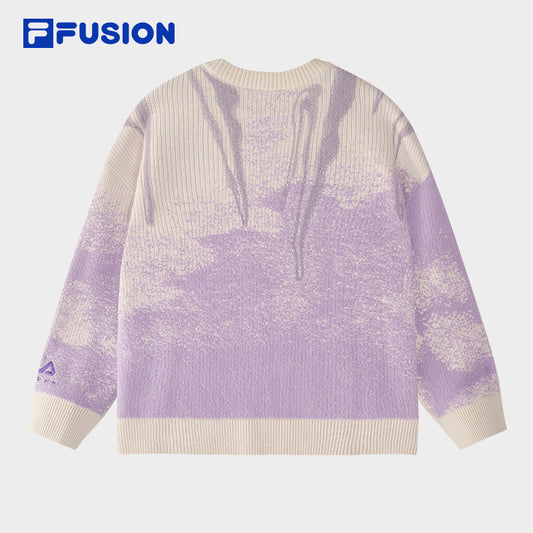 FILA FUSION CROSS OVER FILA FUSION X P.A.M DOWN TO EARTH Women Knit Sweater (Purple)