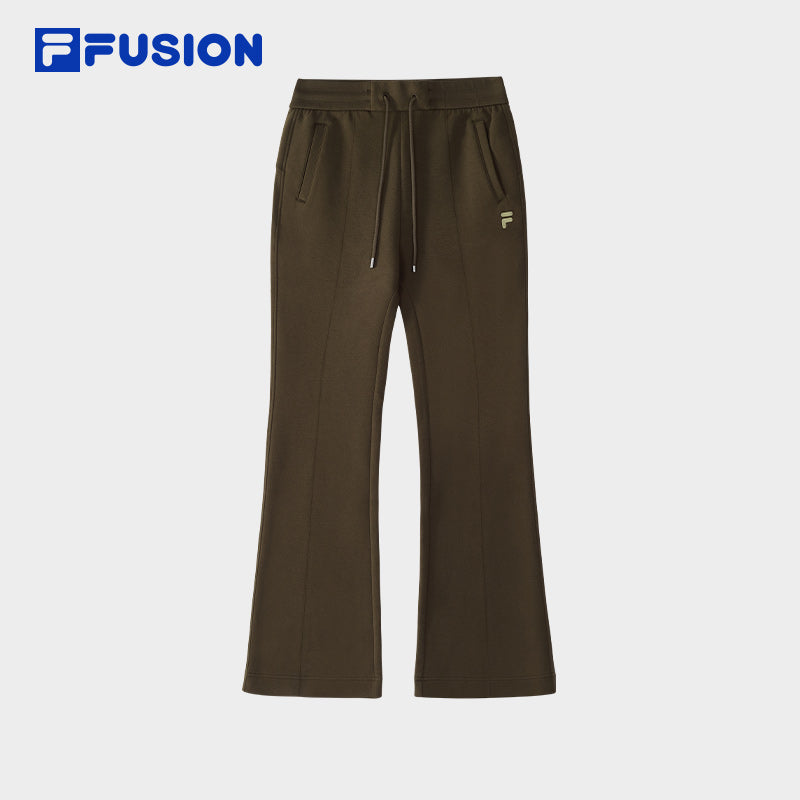 FILA FUSION INLINE FUSION LIFE X FUSIONEER 
FIELD OF CLASSIC Women Knit Pants (Brown)