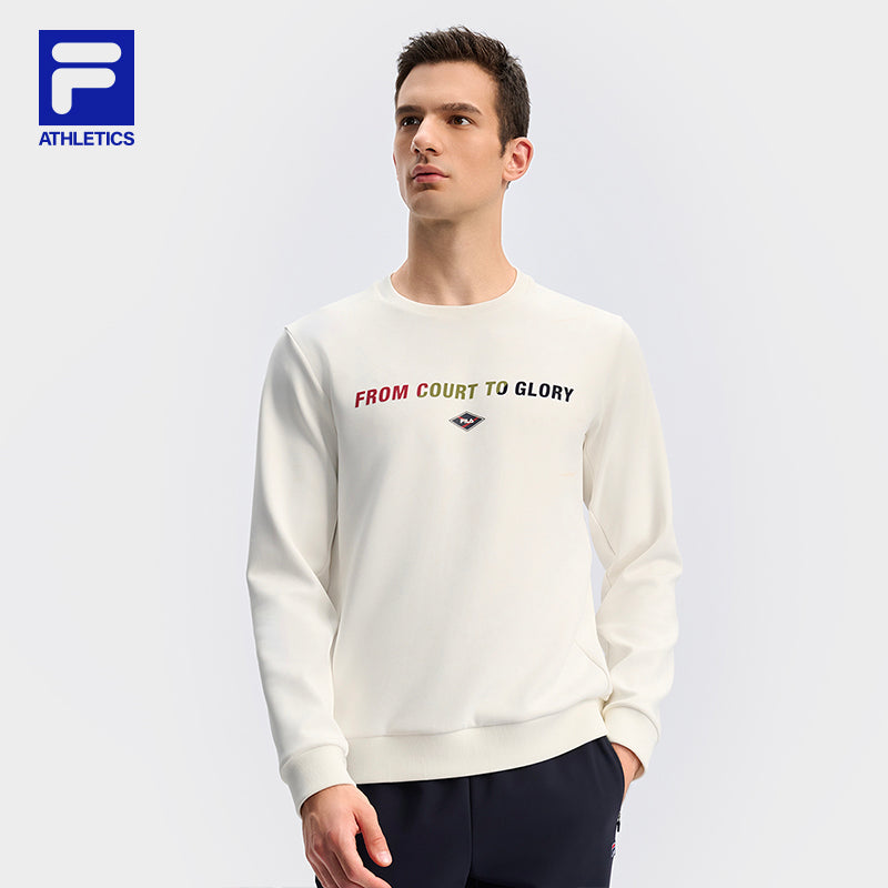 FILA CORE ATHLETICS TENNIS APRÈS-COURT Men Sweatshirt (Green / Navy / White)