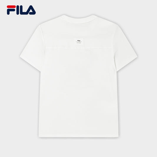 FILA CORE LIFESTYLE HERITAGE Women Short Sleeve T-shirt (White)