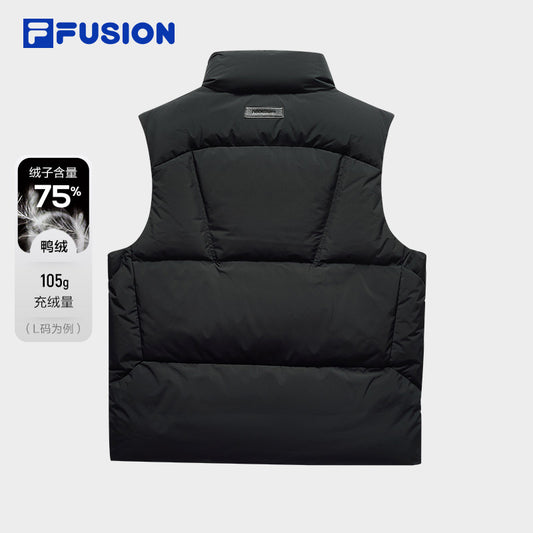 FILA FUSION INLINE FUSION LIFE X FUSIONEER FIELD OF CLASSIC Men Down Jacket Vest (Black)