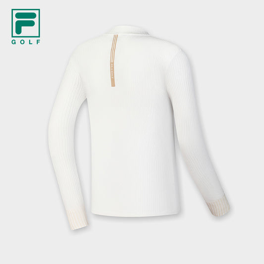 FILA CORE ATHLETICS GOLF SLOPS TO FIELD Women Knit Sweater (White)