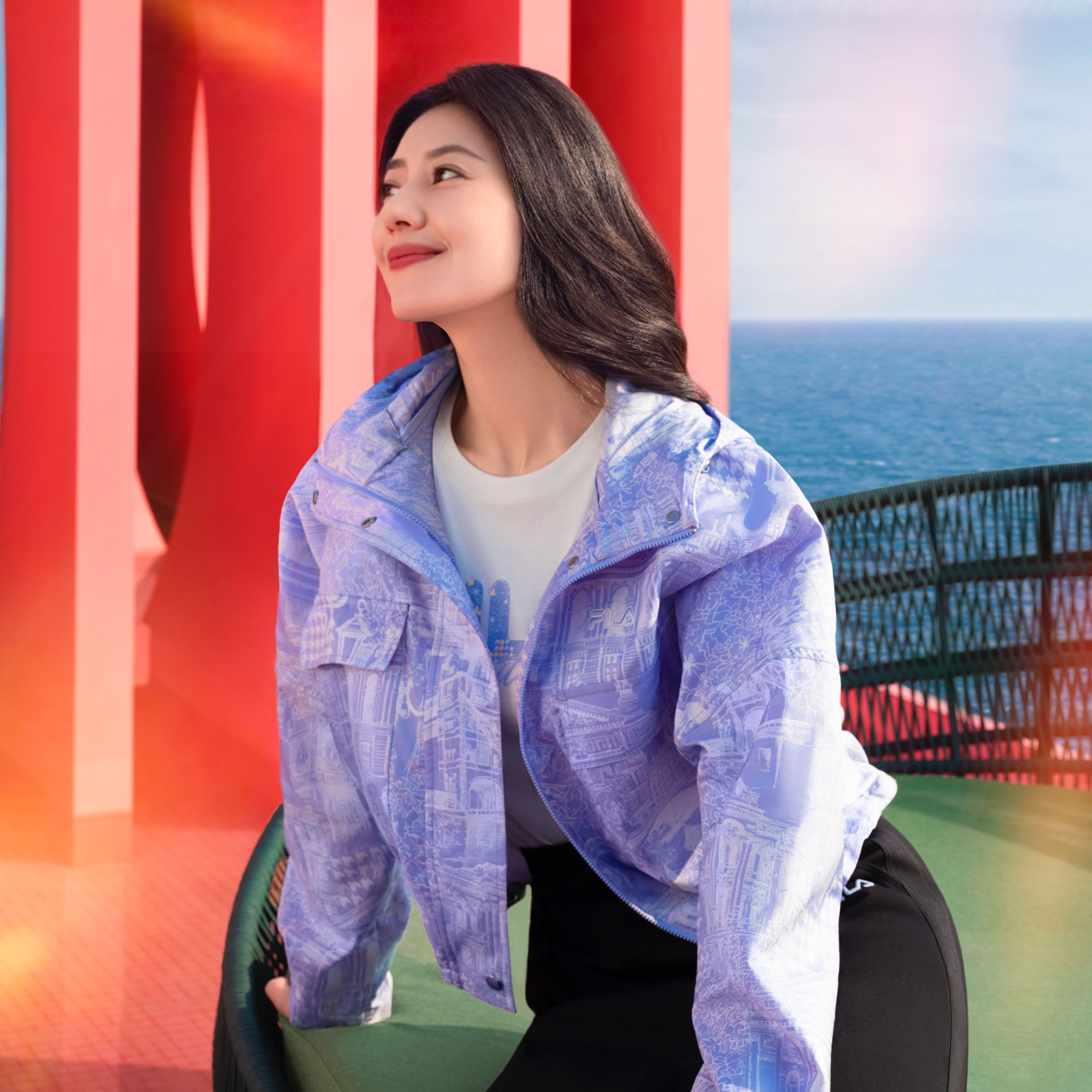 FILA フィラ ウインドブレーカー 上下セット メンズ