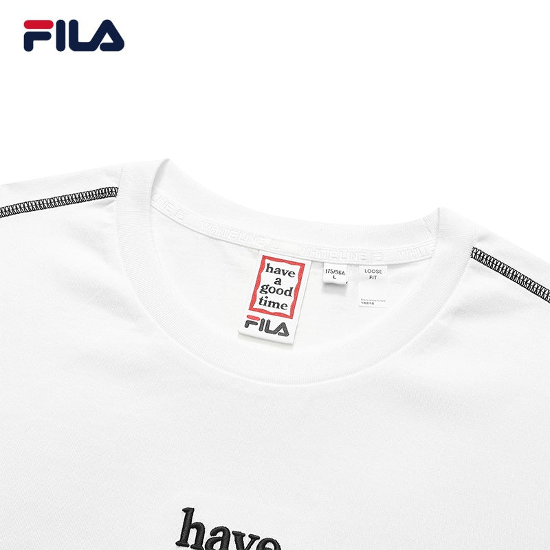 FILA CORE Men's White Line FILA x Have A Good Time Short Sleeve Tee