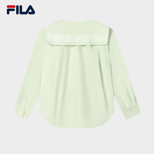 FILA CORE LIFESTYLE EMERALD TWILIGHT GLOW Women Women's Top (Light Green)