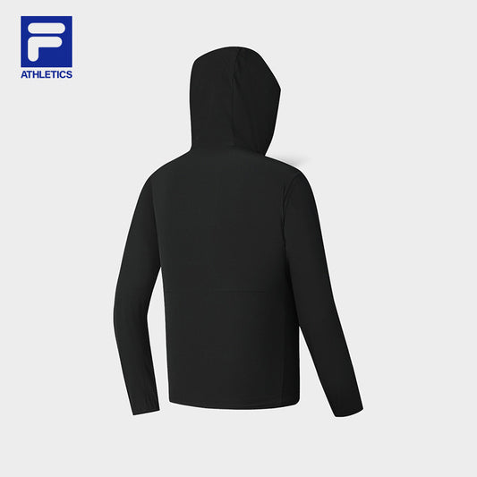 FILA CORE ATHLETICS FITNESS MEN ARTE ELEGANTE Men Woven Jacket (Black)