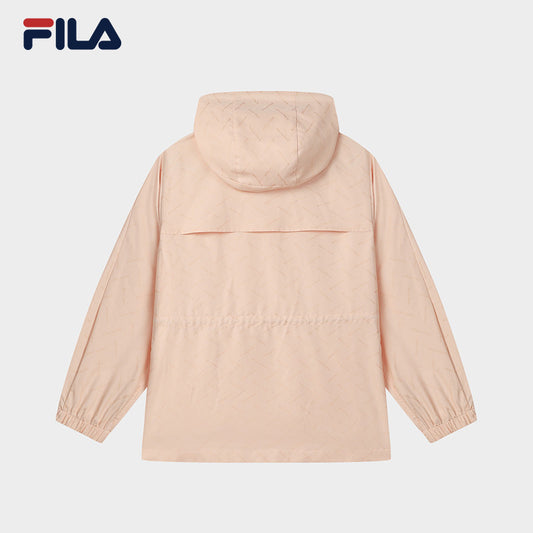 FILA CORE LIFESTYLE EMERALD TWILIGHT GLOW Women Woven Jacket (Light Orange)