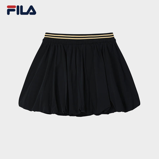 FILA CORE LIFESTYLE SETTANTA Women Woven Skirt (with Inner Shorts) (Black / White)