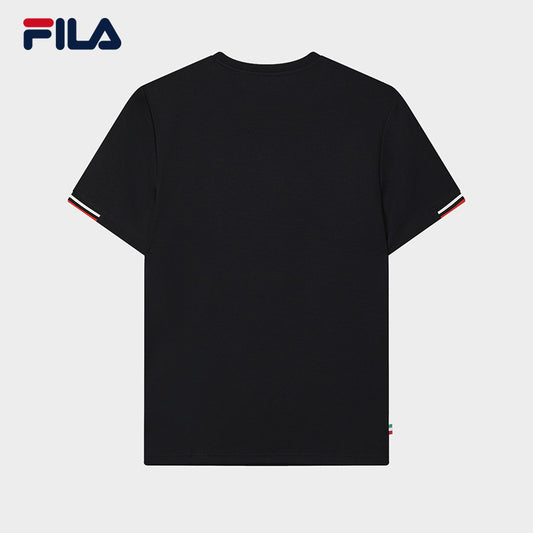 FILA CORE LIFESTYLE SETTANTA Men Short Sleeves T-Shirt (Navy / White)