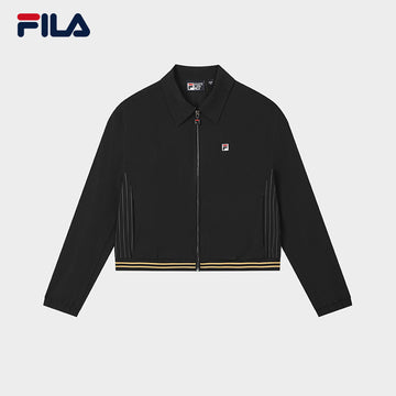 FILA CORE LIFESTYLE SETTANTA Women Woven Jacket (Black / White)