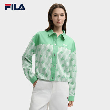 FILA CORE LIFESTYLE HERITAGE SPRING IMAGINATION Women Jacket (Green)