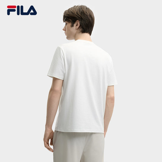 FILA CORE LIFESTYLE HERITAGE SPRING IMAGINATION Men Short Sleeves T-Shirt (White)