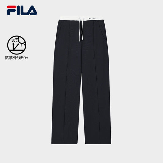 FILA CORE LIFESTYLE EMERALD TWILIGHT GLOW Women Knit Pants (Navy)