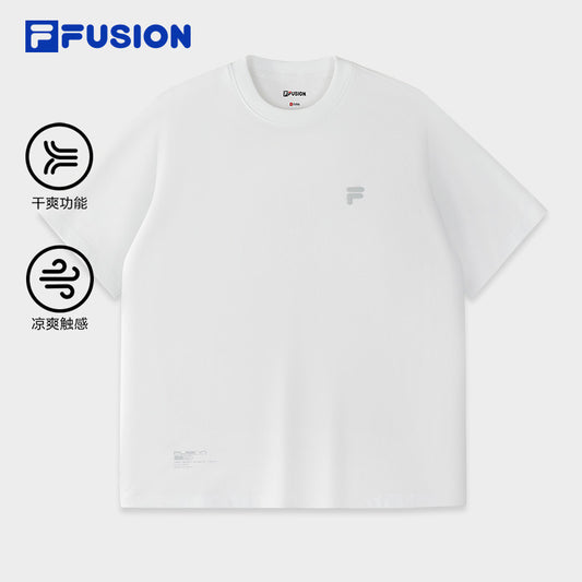 FILA FUSION INLINE FUSION X URBAN TECH CITY CANOPY TREK Men Short Sleeves T-Shirt (White)