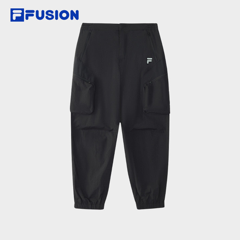 FILA FUSION INLINE FUSION X URBAN TECH CITY CANOPY TREK Men Woven Pants (Black)