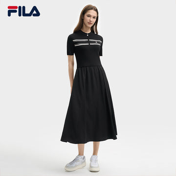 FILA CORE LIFESTYLE HERITAGE SPRING IMAGINATION Women Dress (Black)