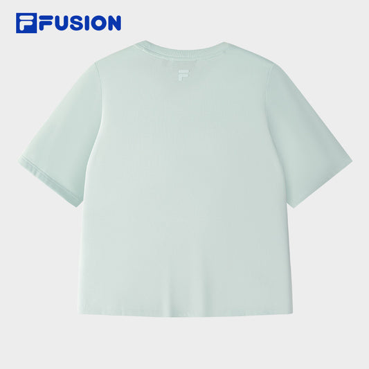 FILA FUSION INLINE FUSION X URBAN TECH CITY CANOPY TREK Women Short Sleeves T-Shirt (Light Green)