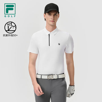 FILA CORE ATHLETICS GOLF II Men Polo T-shirt (Black / White)