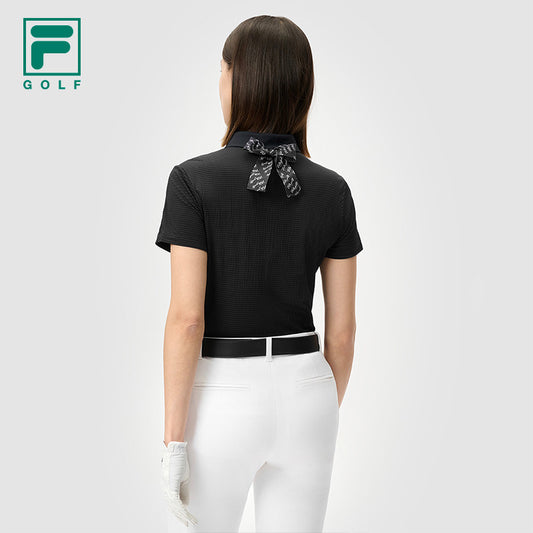 FILA CORE ATHLETICS GOLF II Women Polo T-shirt (Black)