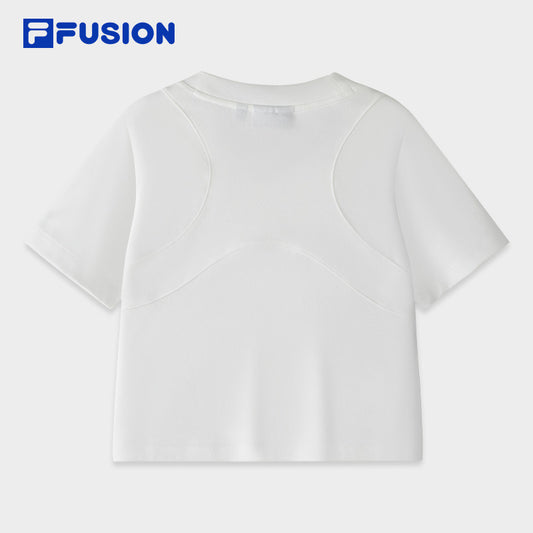FILA FUSION INLINE URBAN TECH CITY PADDLERS - KAYAK FISHING Women Short Sleeves T-Shirt (Black / White)