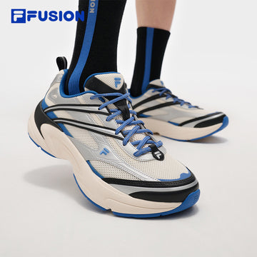 FILA FUSION LIGHT Men Sneakers (Black / White/Blue)