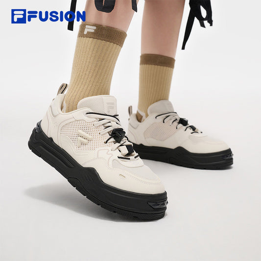 FILA FUSION BIANCO FLAT Women Skate Shoes (Black/Pink / Pink / White)