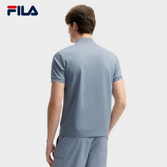 FILA CORE LIFESTYLE WHITE EVERYDAY ELEGANCE Men Polo T-shirt (Blue / Navy / White)
