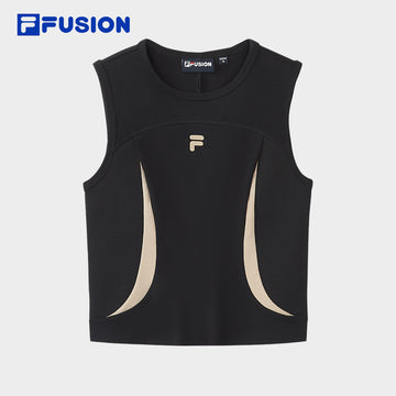 FILA FUSION INLINE URBAN TECH CITY PADDLERS - KAYAK FISHING Women Knitted Sleeveless Top (Black)