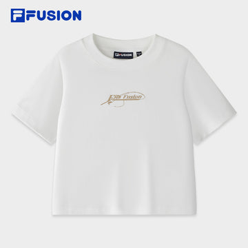 FILA FUSION INLINE URBAN TECH CITY PADDLERS - KAYAK FISHING Women Short Sleeves T-Shirt (Black / White)